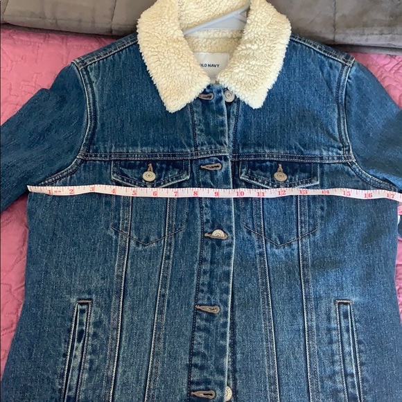 Sherpa old navy jean jacket - Picture 5 of 7